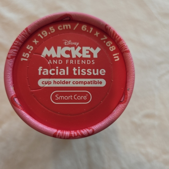 🌴3/$15🌴 Disney Minnie Mouse Tissue 2ply Ultra Soft 50 ct Cup Holder Canister - Picture 4 of 10